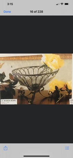 Home interior Bilboa bowl new in box