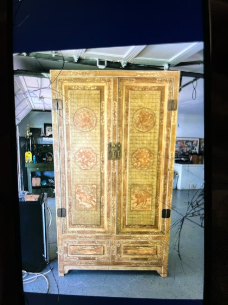 RARE Antique Chinese Armoire