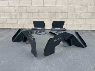 2018-2025 Jeep Wrangler JL CALLIERT Aluminum Front+Rear Inner Fender Liners Set