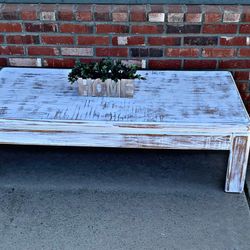 Distressed Coffee Table Set