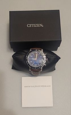 Citizen Men's Eco-Drive Weekender Brycen Chronograph Watch in Stainless Steel (006)