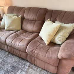Reclining Couch and Chair Set