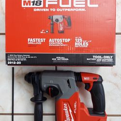 New Milwaukee FUEL 1" SDS-PLUS Rotary Hammer Drill M18  - Tool Only
