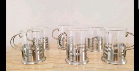 Set of 6 tea cups