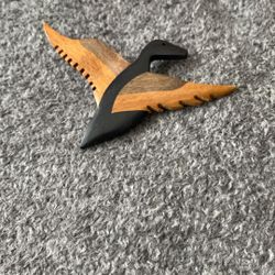 Hand Carved Wood Duckpin