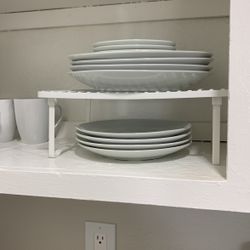 White Plate Set
