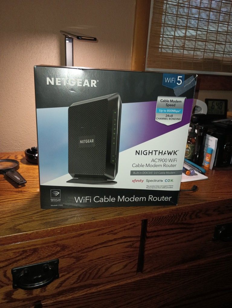 NightHawk WiFi Cable Modem Router