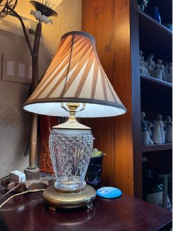 Vintage Small Waterford lamp with shade