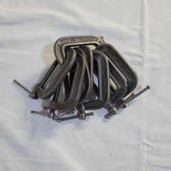 8 Vintage 2" C-Clamps
