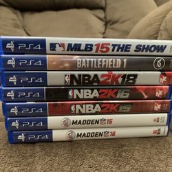 PS4 Games - See List for price