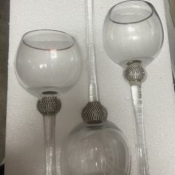 3 Pc Candle Holder  