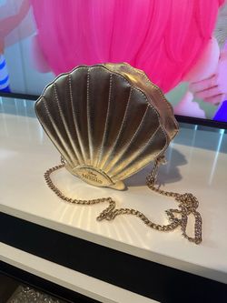 Skinnydip London Disney The Little Mermaid Golden SHELL Crossbody Bag