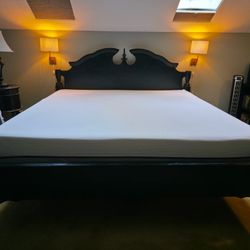 King Purple Mattress And Frame