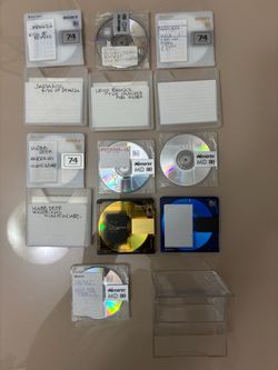 Vintage MiniDisc Lot of 11 – Sony & Memorex MD 80 Blank/Recordable