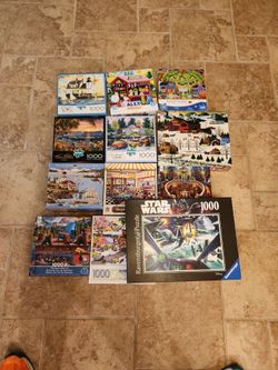 Puzzles. Jigsaw puzzle 1000 piece