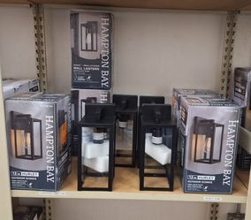 Hurley 12-Inch Exterior Wall Lantern – $25
