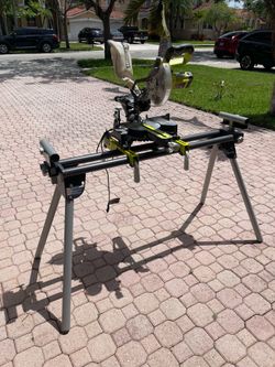 Ryobi Mitre Saw with Ryobi Stand