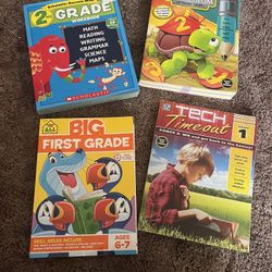 Grade 1 & 2 Workbooks For Kids All New