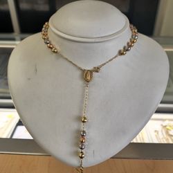 14kgold Rosario Necklace 20.9 Grams 26 Long Layaway Available 10% Down If You Interested Please Make Sure You Ask For Maribel Thank You 