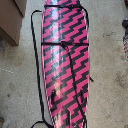 Wave Bandit Performer Pintail Pink Surfboard