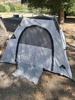 Tent missing cover