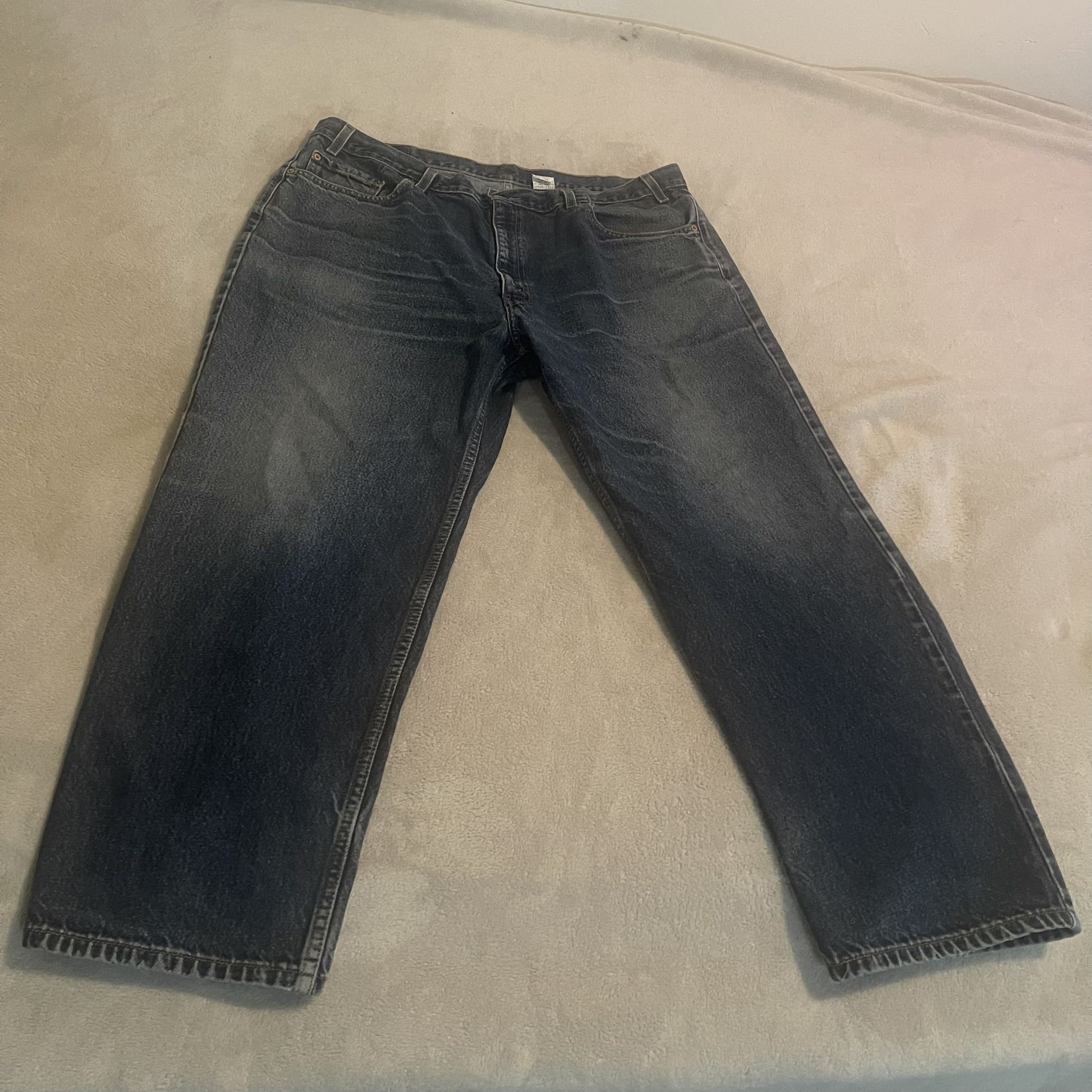 Levi’s 550 Jeans Men 42x30 Blue Bootcut Denim High Rise Western Rodeo (40x29)