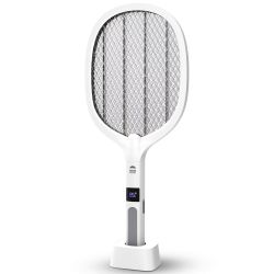 WBM SMART Electric Bug Zapper - 2-in-1 Fly Swatter & Trap