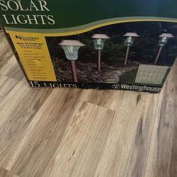 Solar lights 15 Count For Outside 