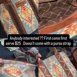 Wrangler Purse Without The Purse Strap 
