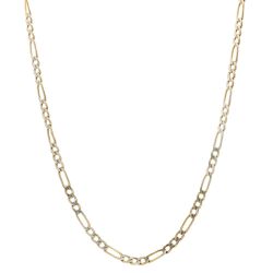Ladies 10k Yellow Gold 20-inch 2.2mm Figaro Link Necklace 2.5 Grams 11059824