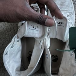 Virgil’s Offwhite High Top Vans