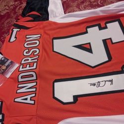 Brand New Cincinnati Bengals " Ken Anderson " NFL Autographed Jersey with Certificate of Authenticity!!!!