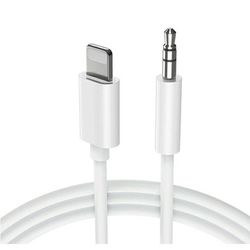 Aux Cable Premium Auxiliary Audio to Car iPhone Headphones Jack Lightning Aux Cord 

 Adapter
