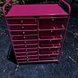 15-Drawer Rolling Storage Cart,