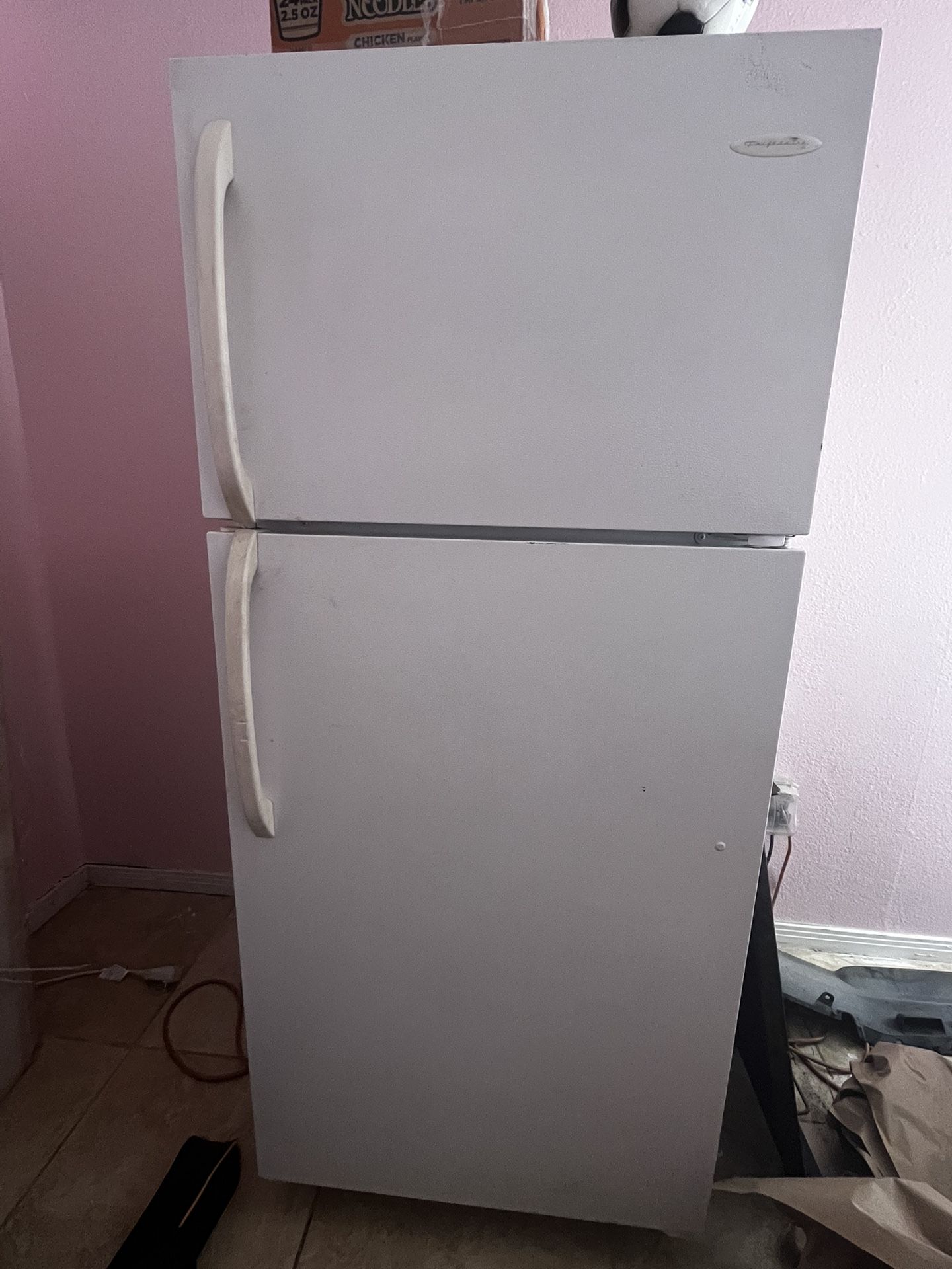Older White Fridge Works Great 