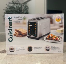 Cuisinart SimpliTouch XL Color Touchscreen 2-Slice Toaster