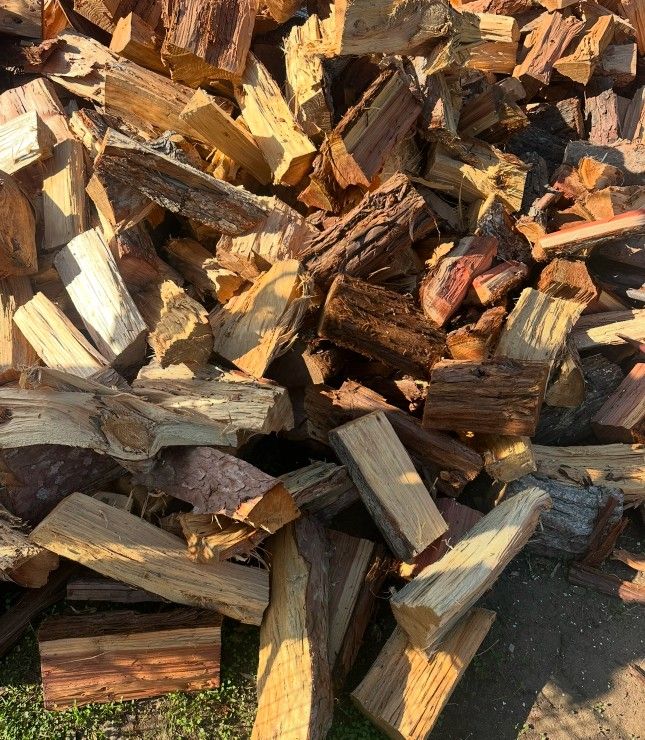 Dry Split Almond Mix Firewood!!!Ready Too Burn Seasoned Wood!!!