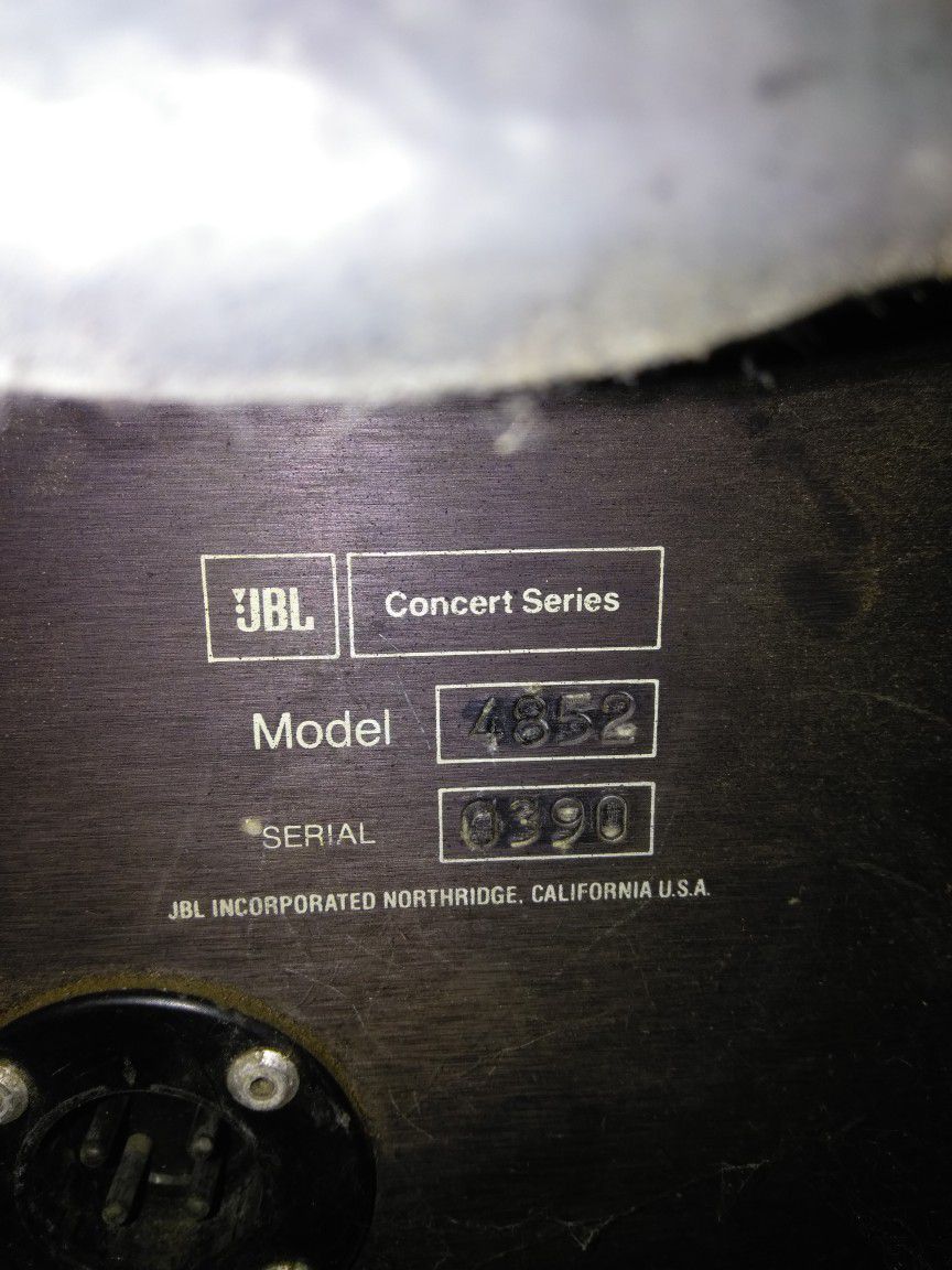 JBL CONCERT SERIES 4852 for Sale Modesto, CA - OfferUp