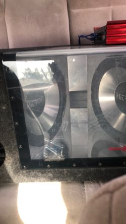 12 In Hitron Subs 500 Watts In Ported Custom Made Box