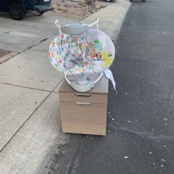 File Cabinet and Ladder -free