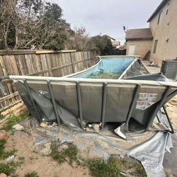 Intex Ultra Frame Rectangular Pool 24’ x 12’ x 52” – No Pump 