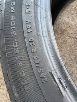 20' Continental pro contact tire