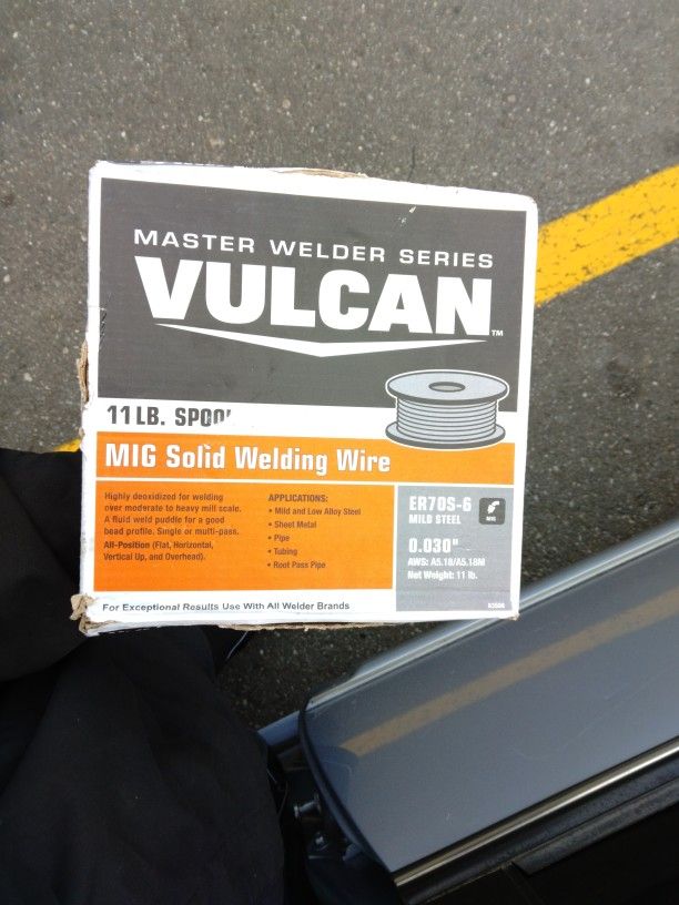 Vulcan 11 Lb Mig Solid Welding Wire Er70s-6 Mild Steel