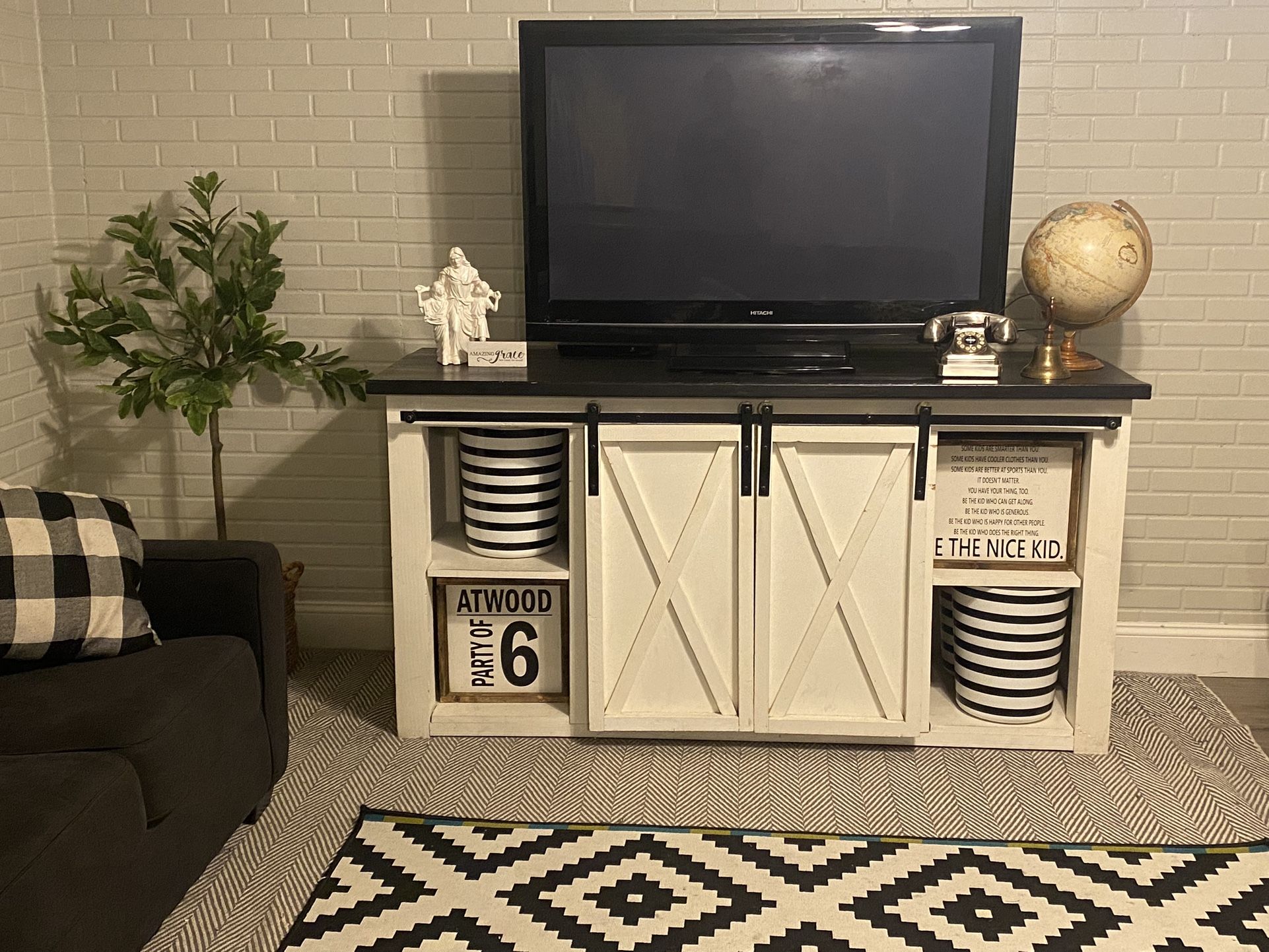 Farmhouse TV Stand and/or Entry Table Console