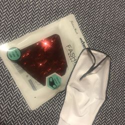 Women Mask Red