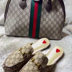 Gucci Sandal And Purse Set