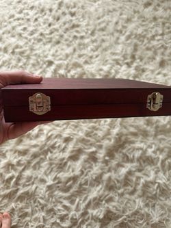 Wooden case storage box