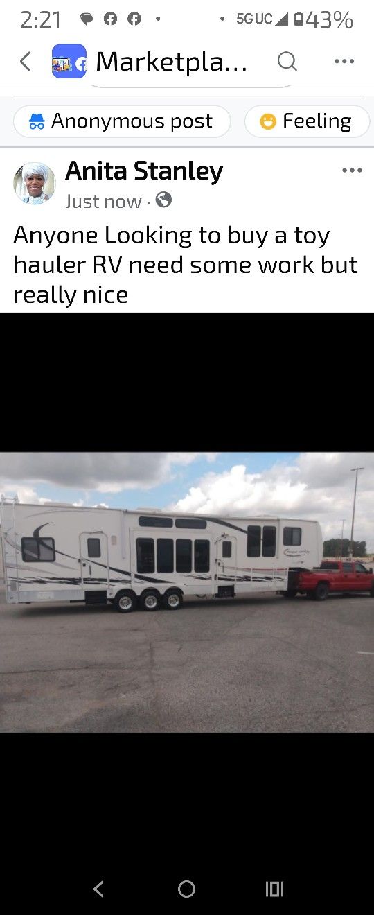 2014 Wild open Toy hauler