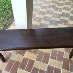 Solid Hardwood Indoor Seating Bench