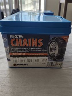Brand New Peerless Truck/SUV Tire Chains – PN# 0222930 – Retail $125